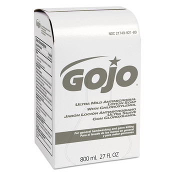 PRODUCTS | GOJO Industries 9212-12 Ultra Mild Floral Balsam Scent 800 mL Lotion Soap Refill for Bag-in-Box Dispenser (12/Carton)