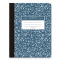 Notebooks & Pads | Roaring Spring 77261 9.75 in. x 7.5 in. Sheets Hardcover Marble Composition Book - Blue Marble Cover (24/Carton) image number 6