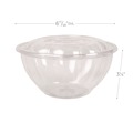 Office Jansan | Eco-Products EP-SB32 32 oz. Renewable and Compostable Salad Bowls with Lids (150/Carton) image number 4
