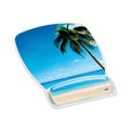  | 3M MW308BH 6 4/5 in. x 8 3/5 in. x 3/4 in. Beach Design Clear Gel Mouse Pad Wrist Rest image number 0