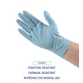 Disposable Gloves | Boardwalk 382MBXA 5 mil. Disposable Examination Nitrile Gloves - Medium Blue (100/Box) image number 6