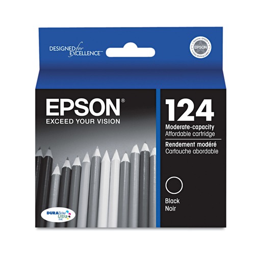 Ink & Toner | Epson T124120-S T124120-S (124) DURABrite Ultra Ink - Black image number 0