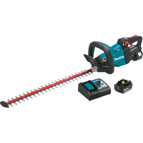 Hedge Trimmers | Factory Reconditioned Makita XHU07T-R 18V LXT Brushless Lithium-Ion 24 in. Cordless Hedge Trimmer Kit (5 Ah) image number 0