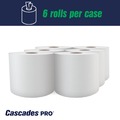 Office Jansan | Cascades PRO H153 Select 7.3 in. x 10 in. 2-Ply Center-Pull Paper Towels - White (6/Carton) image number 1