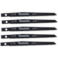 Reciprocating Saw Blades | Makita 792541-7 4-3/4 in. General Purpose Wood Cutting Reciprocating Blade (5 Pc) image number 0