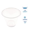 Food Service | Boardwalk BWKPET9SPK 9 oz. Plastic PET Cups - Clear (50/Pack) image number 4