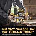 Routers and Trimmers | Factory Reconditioned Dewalt DCW620BR 20V MAX XR Lithium-Ion Brushless 2-1/4 Peak HP Plunge Router (Tool Only) image number 6
