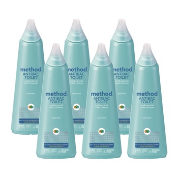Method 24 oz Antibacterial Toilet Cleaner Bottle - Spearmint (6/Carton)