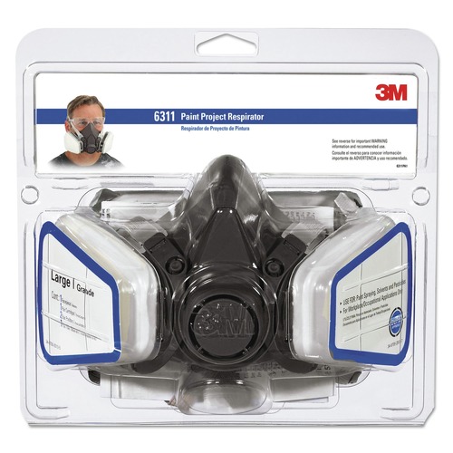 Respirators | 3M 6311P1-DC Half Facepiece Paint Spray Pesticide Respirator - Large image number 0