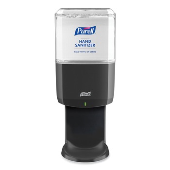 PURELL 7724-01 ES8 5.25 in. x 8.56 in. x 12.13 in. 1,200 mL Touch Free Hand Sanitizer Dispenser - Graphite (1/Carton)