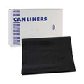 Trash & Waste Bins | Boardwalk H7658WKK 38 in. x 58 in. 60 Gallon 1.7 mil Linear Low Density Industrial Flat Pack Can Liners - Black (100/Carton) image number 1