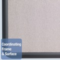 Labor Day Sale! Save $30 off $199! | Quartet 7694G 48 in. x 36 in.Contour Fabric Bulletin Board - Gray/Black image number 5