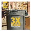 Trash & Waste Bins | Rubbermaid Commercial FG262000YEL 20 gal. Vented Round Plastic Brute Container - Yellow image number 7