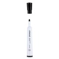 Office Jansan | Universal UNV43681 Medium Bullet Tip Dry Erase Marker - Black (1 Dozen) image number 3
