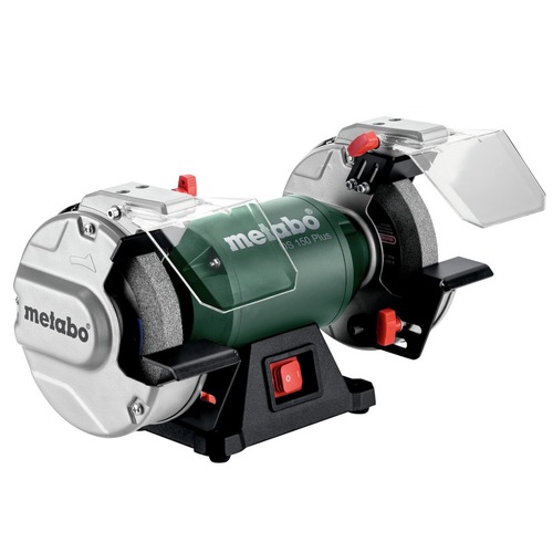 Bench Grinders | Metabo 604160420 DS 150 Plus 110V - 120V 400 Watts 3600 RPM 6 in. Corded Heavy-Duty Bench Grinder image number 0