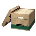 Office Jansan | Bankers Box 1277008 12.5 in. x 16.25 in. x 10.25 in. STOR/FILE Medium-Duty 100% Recycled Letter/Legal Storage Boxes - Kraft (20/Carton) image number 0