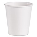 Cups and Lids | SOLO 510W 1-Sided Poly 10 oz. Paper Hot Cups - White (1000/Carton) image number 0