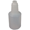 Office Jansan | Impact 5024WG2492 24 oz. Plastic Bottles with Graduations - Clear (24/Carton) image number 0