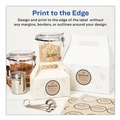 Office Jansan | Avery 22808 2.5 in. Diameter Print-to-the-Edge Labels - Round Brown Kraft (225/Pack) image number 2
