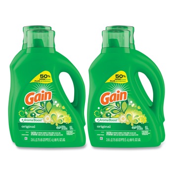 Gain 88 oz. Pour Bottle Liquid Laundry Detergent - Gain Original Scent (4/Carton)