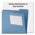 Office Jansan | Smead 68153 5.31 in. x 33.63 in. Self-Adhesive Top Load Poly Pockets - Clear (100/Box) image number 4