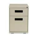  | Alera ALEPABFPY 2-Drawers 14.96 in. x 19.29 in. x 21.65 in. Left or Right Legal/Letter File Pedestal - Putty image number 1