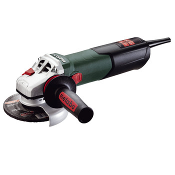 Metabo WEV15-125 Quick 13.5 Amp 5 in. Angle Grinder with VC Electronics and Lock-On Slide Switch