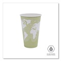 Food Service | Eco-Products EP-BHC16-WAPK 16 oz. World Art Renewable and Compostable Paper Hot Cups - Moss (50/Pack) image number 4