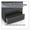  | Alera 25499 36 in. x 18.63 in. x 67.63 in. 5 Lateral File Drawer - Legal/Letter/A4/A5 Size - Charcoal image number 4