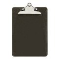 Office Jansan | Universal UNV40306 1.25 in. Clip Capacity 8.5 in. x 11 in. Plastic Clipboard with High Capacity Clip - Translucent Black image number 0