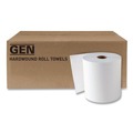 Labor Day Sale! Save $30 off $199! | GEN GENHWTWHI 80 in. x 600 ft. 1-Ply Hardwound Roll Towels - White (7200/Carton) image number 0