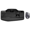 Office Jansan | Logitech 920-002416 Mk710 Keyboard Mouse USB Wireless Desktop Set - Black image number 1