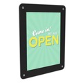 Bulk Savings Pricing 1 | Deflecto 899102 8.5 x 11 Insert Superior Image Window Display - Clear/Black image number 6