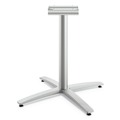 Office Desks & Workstations | HON HMS1.N.ON.Y Between Seated-Height X-Base with 30 in. Diameter Between Round Table Top and Motivate High-Density Stacking Chair Bundle (4 Chairs/Carton) image number 2
