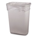 Trash Bags | Boardwalk Z4824LNKR01 10 Gallon 8 mic 24 in. x 24 in. High-Density Waste Can Liners - Natural (1000/Carton) image number 4