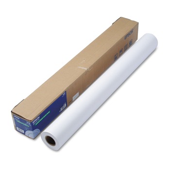 Epson S041386 8.3 mil. 36 in. x 82 ft. Non-Glare Surface Paper - Matte White (1-Roll)
