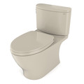 Fixtures | TOTO MS442124CUFG#03 Nexus 1G 2-Piece Elongated 1.0 GPF Universal Height Toilet with CEFIONTECT & SS124 SoftClose Seat, WASHLETplus Ready (Bone) image number 1