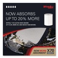 Office Jansan | WypAll 41702 X70 9.8 in. x 12.2 in. Center-Pull Cloths - White (275/Roll, 3 Rolls/Carton) image number 4