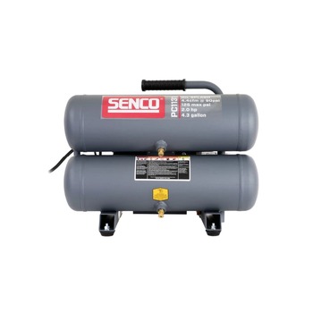 SENCO 2.5 HP 4.3 Gallon Oil-Lube Twin Stack Air Compressor