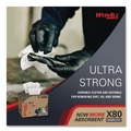 Percentage Off | WypAll 41044 11.1 in. x 16.8 in. BRAG Box HYDROKNIT X80 Cloths - White (160/Carton) image number 5