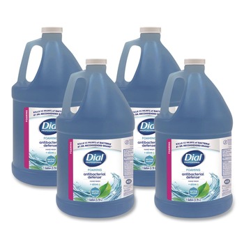 Dial Professional 1 Gallon Antibacterial Foaming Hand Wash Refill - Spring Water Scent (4/Carton)