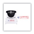 Bulk Savings Pricing 1 | ACCUSTAMP2 035521 1.63 in. x 0.5 in. POSTED Pre-Inked Shutter Stamp - Red/Blue image number 1