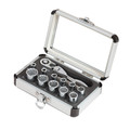  | Sunex 9723 13-Piece 1/4 in. Drive Universal Spline Socket Set with Mini-Flex Head Ratchet image number 0