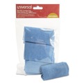 Cleaning Cloths | Universal UNV43664 12 in. x 12 in. Microfiber Cleaning Cloth - Blue (3/Pack) image number 2