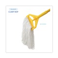 Office Jansan | Boardwalk BWK2016R #16 Cut-End Standard Head Rayon Fiber Mop Head - White (12/Carton) image number 5