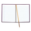 Notebooks & Pads | Blueline A10.95 10.75 in. x 8.5 in. Sheets Medium/College Rule 1-Subject Executive Notebook with Ribbon Bookmark - Grape Cover image number 1