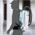 Backpack Vacuums | Makita XCV17Z 18V X2 LXT Lithium-Ion (36V) Brushless 1.6 Gallon HEPA Filter Backpack Cordless Dry Vacuum (Tool Only) image number 6