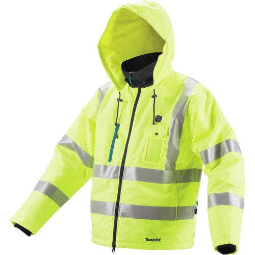 Heated Jackets | Makita DCJ206Z3XL 18V LXT Lithium-Ion Cordless High Visibility Heated Jacket (Jacket Only) - 3XL image number 0