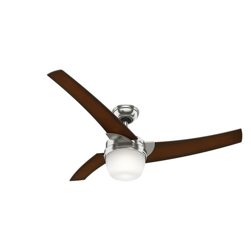 Hunter 59054 54 In Eurus Contemporary Brushed Nickel Coffee Beach