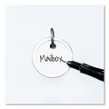 Office Jansan | Avery 11025 1.25 in. dia. Key Tags with Split Ring - White (50/Pack) image number 2